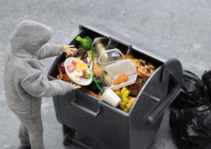 how should trash and recyclables be stored food handlers