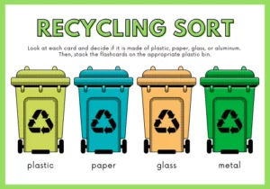 recycling sorting activity