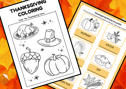 thanksgiving activities for preschoolers